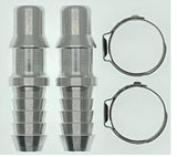 Quick-connect Male adaptor fitting (AN-08 hose barb) - Series 00 - 2 per pack