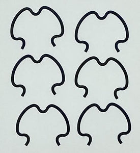Genuine OEM Retention Clips (3/8" Quick-Connect) (SIX per PACK)