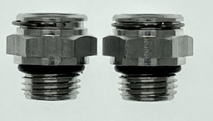 68034089AA, A 000 997 33 63, Genuine OEM Transmission Fluid Cooler Line Fitting (3/8" Quick-Connect) (TWO per PACK)
